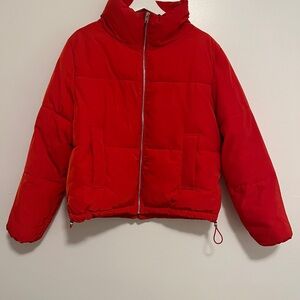 H&M Red Puffer Jacket